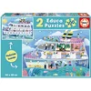 Image de Puzzle 2x100  Pieces Barco Inside/outside