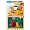 Image de Puzzles 2 X 25 pcs Le roi Lion en bois
