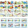 Image de Articolors - Jeu éducatif - - Empilement de jetons colorés et formes géométriques - Des 2 ans