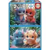 Image de Puzzle 2x100 Pieces Monstres Mignons