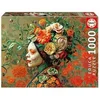 Image de Puzzle - Portrait floral artistique - Femme aux fleurs - 1000 pièces - Dès 14 ans -