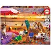 Image de Puzzle 1000 Pieces Chiens Jouant Sur La Plage