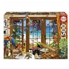 Image de Puzzle - - Fenetre de l'Observateur d'Oiseaux - 1500 pieces - 85 x 60 cm - Pour adultes