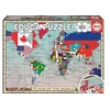 Image de Puzzle 150 pièces Géo Drapeaux du monde