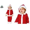 Image de Costume Pere Noel Bebe Luxe - Rouge - 12/24 MOIS