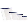 Image de LOT de 10 Enri Bloc-notes agrafé sans couverture A6 4 x 4 80 feuilles - Format A6 compact - Sans couverture pour plus de commodité - Agrafé pour plus