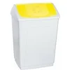Image de Corbeille à papier Blanc Jaune 55 L