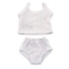 Image de sous-vêtements de poupée blanc 2 pièces