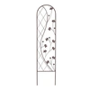 Image de Treillis floral zen" Yin and Yang" 0,35 x 1,50 m - Marron