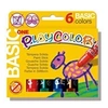 Image de Stick de peinture gouache solide 10 g - 6 couleurs assorties - BASIC ONE -
