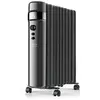 Image de Alpatec Agadir 2500 - Radiateur à huile - pose au sol - 2517 Watt - noir