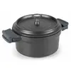 Image de Cocotte 28 cm en fonte d'aluminium avec couvercle - - Noir - Fonte Aluminium