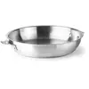 Image de Poêle inox amovible combi 32 cm - - Argent / Métallique - Acier Inoxydable (inox)
