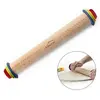 Image de 67142 rouleau hêtre avec anneaux bois beige