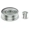 Image de 68069 emporte-pièces boîte de 9 découpoirs ronds unis en inox