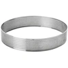 Image de 68554 cercle rond perforé acier inoxydable gris 24 cm