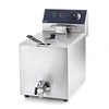 Image de friteuse 69468 69468friteuse électrique avec robinet professionnel 3250 w 8 l acier inoxydable