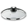 Image de Couvercle en verre bord inox 14 cm - - Transparent - Verre