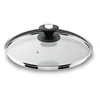 Image de Couvercle en verre bord inox 16 cm - - Transparent - Verre
