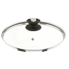 Image de Couvercle en verre bord inox 24 cm - - Transparent - Verre