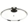 Image de Couvercle en verre bord inox 26 cm - - Transparent - Verre