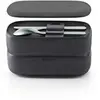 Image de Lékué Lunch Box avec coutellerie, noir en occasion ou reconditionné