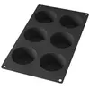 Image de - Moule Muffins - 6 cavités - Noir