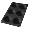 Image de Moule demi sphères gourmet noir - - Noir - Silicone
