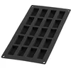 Image de Lékué Moule pâtisserie Mini Financier 20 cavités, silicone platine noir en occasion ou reconditionné