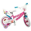 Image de Velo 14 pouces Peppa Pig 4/6 ans Stabilisateur ROSE -