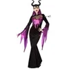 Image de Déguisement Femme Reine Maléfique Violet/Noir