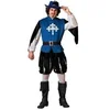 Image de Déguisement Homme Mousquetaire Bleu