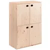 Image de - Meuble de rangement en pin 4 portes Dinamic