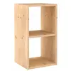 Image de Astigarraga 2 Cubes Étagère Modulaire En Pin Massif One Size