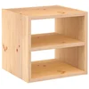 Image de Astigarraga 1 Étagère Modulaire Cubique + Tablette Intermédiaire En Pin Massif One Size