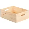 Image de - Caisse en bois de rangement 40 x 30 x 14 cm