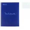 Image de Cahier Notebook à spirale A4 couverture polypro Grands carreaux Seyès perforé bleu marine