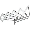 Image de Sauvic Corde à Linge Extensible Recouverte De Plastique 10 Tiges 120 Cm One Size