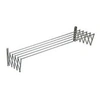 Image de 90845 séchoir à linge extensible en aluminium 160 cm, autre, inox