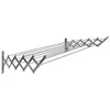 Image de Sauvic Étendoir à Linge Extensible En Aluminium 10 Tiges 120 Cm One Size