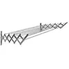 Image de 90860-séchoir extensible, en inoxydable avec 10 barres en aluminium, 120 cm.