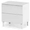 Image de Chevet AMIR 2 tiroirs L50cm x H49cm - Blanc