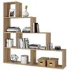 Image de Etagère escalier ANAÏS 7 cases L145cm x H145cm - Bois
