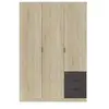 Image de Armoire NINA 3 portes et 3 tiroirs L121 x H180 cm - Bois