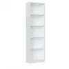 Image de Etagère murale ALIX 4 tablettes L52cm x H180cm - Blanc