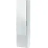Image de Meuble à chaussures - 1 porte 1 miroir - blanc - 50x 22 x 180 cm - KRISTAL