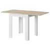 Image de Table extensible OLGA L67-134cm - Blanc et Bois
