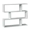 Image de Etagère basse TAMY à 3 niveaux L110cm x H97cm - Blanc