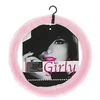 Image de Car Plus Girly couvercle volant en peluche rose universel 37-39 cm