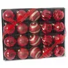 Image de BigBuy Christmas Boules de Noël Rouge Plastique 6 x 6 x 6 cm (20 unités) en occasion ou reconditionné